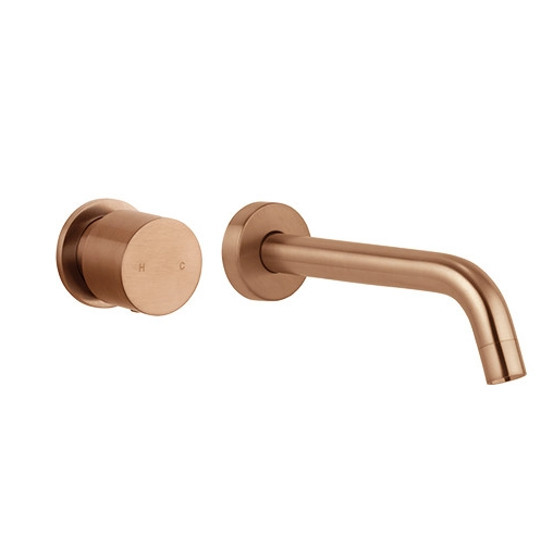 2020 shower Bath Burnished rose gold Gold Progressive Brass wall mixer tap faucet 3