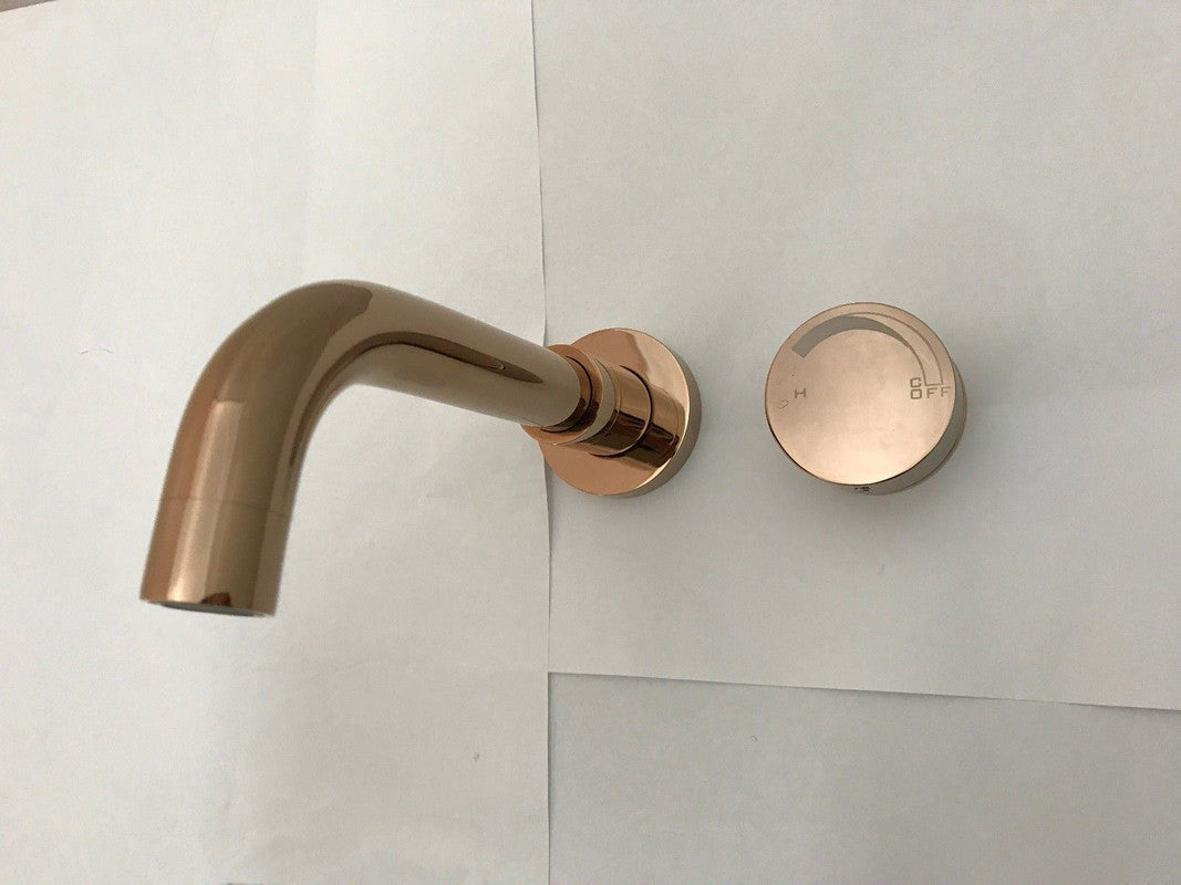 2020 shower Bath Burnished rose gold Gold Progressive Brass wall mixer tap faucet 8