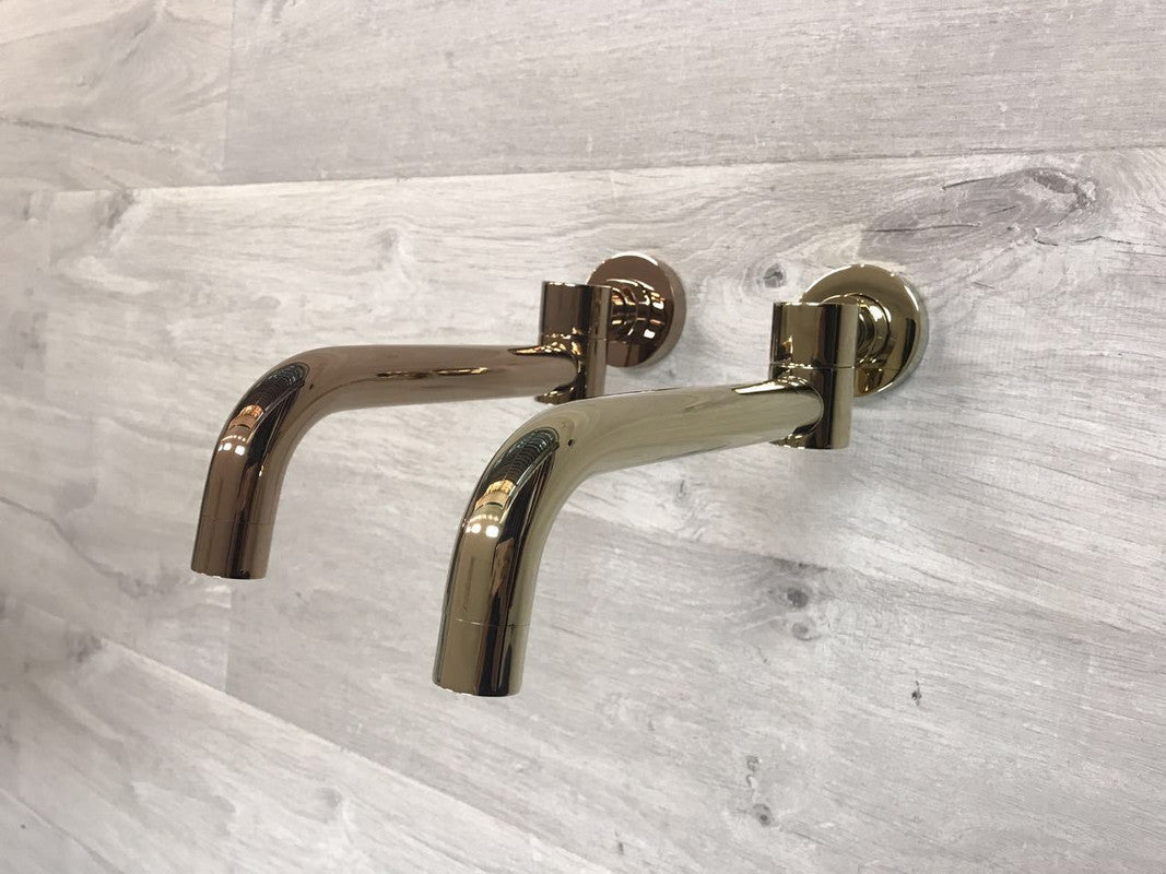 2020 shower Bath Burnished rose gold Gold Progressive Brass wall mixer tap faucet 10