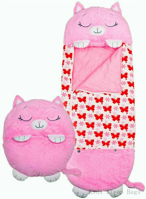 2022 Sleeping Bag Happy Nappers Kids Children Blanket Winter fluffy warm Xmas Gift 7
