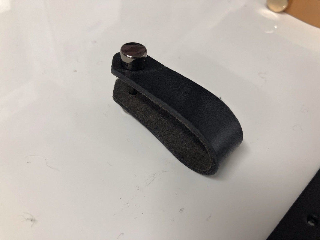 100% Genuine Leather Door Knob Cabinet Kitchen Drawer Handle Pull laundry gold 4