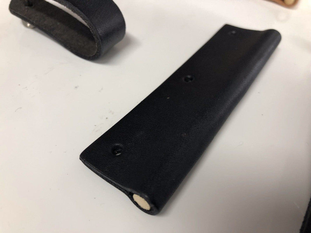 100% Genuine Leather Door Knob Cabinet Kitchen Drawer Handle Pull laundry gold 6