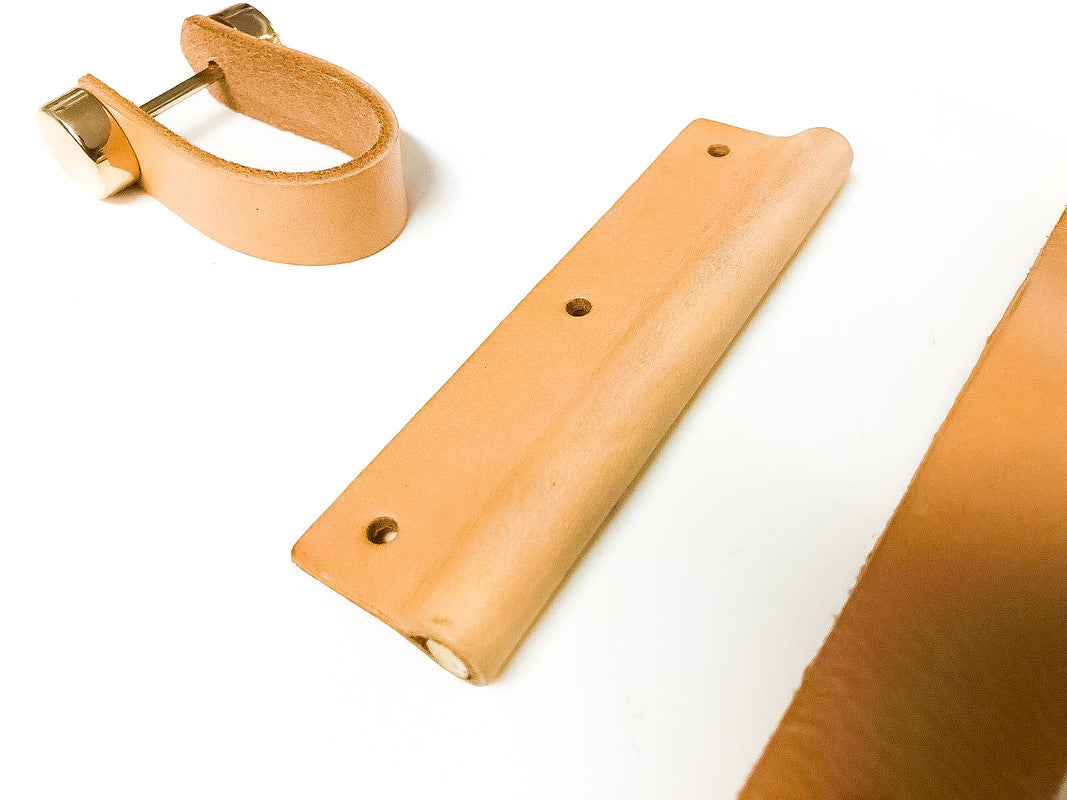 100% Genuine Leather Door Knob Cabinet Kitchen Drawer Handle Pull laundry gold 8