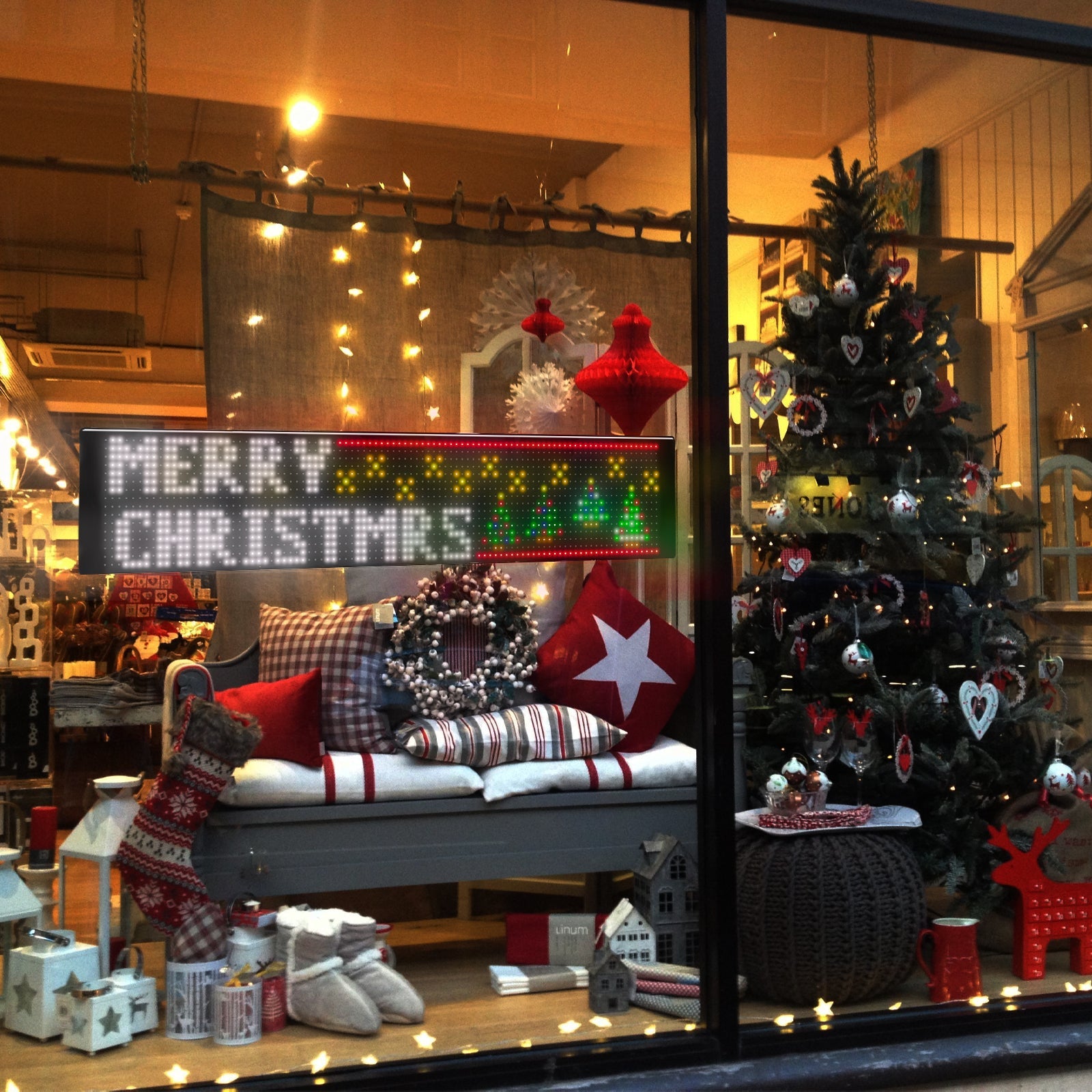 Programmable LED Matrix Panel Flexible Screen IP65 with APP Control 192*898mm 5