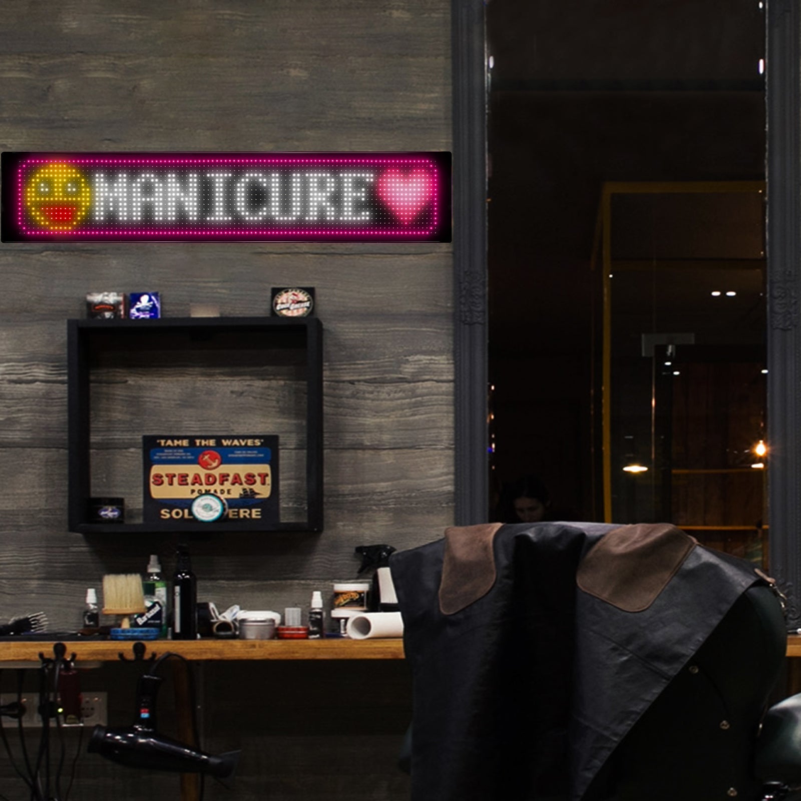 Programmable LED Matrix Panel Flexible Screen IP65 with APP Control 192*898mm 6