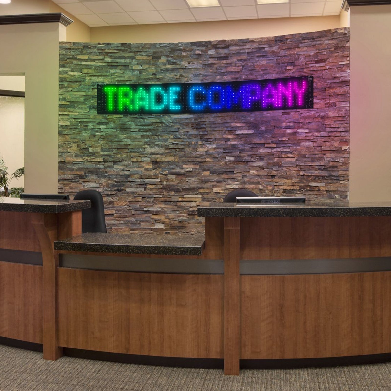 Programmable LED Matrix Panel Flexible Screen IP65 with APP Control 192*1330mm 11