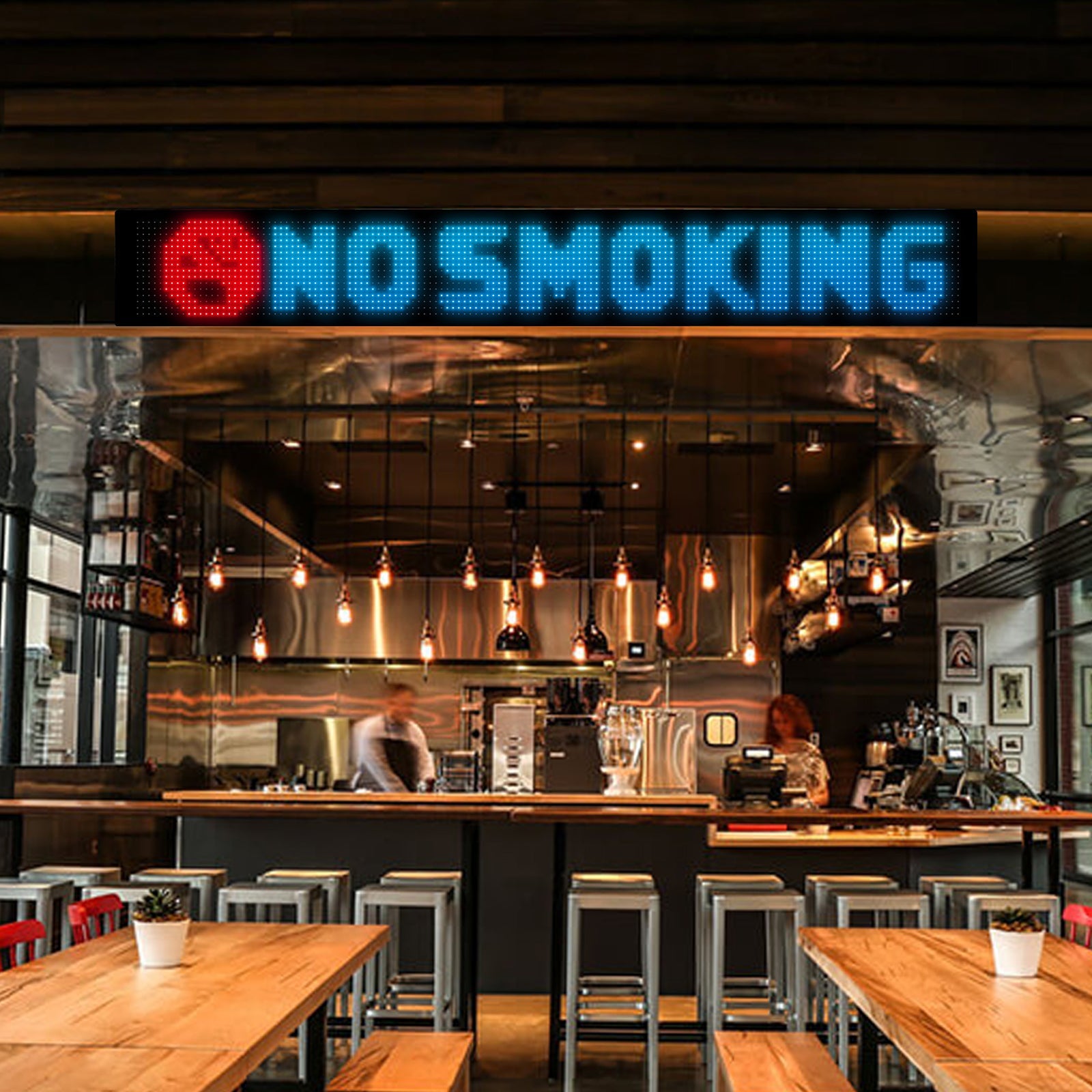 Programmable LED Matrix Panel Flexible Screen IP65 with APP Control 192*1330mm 13