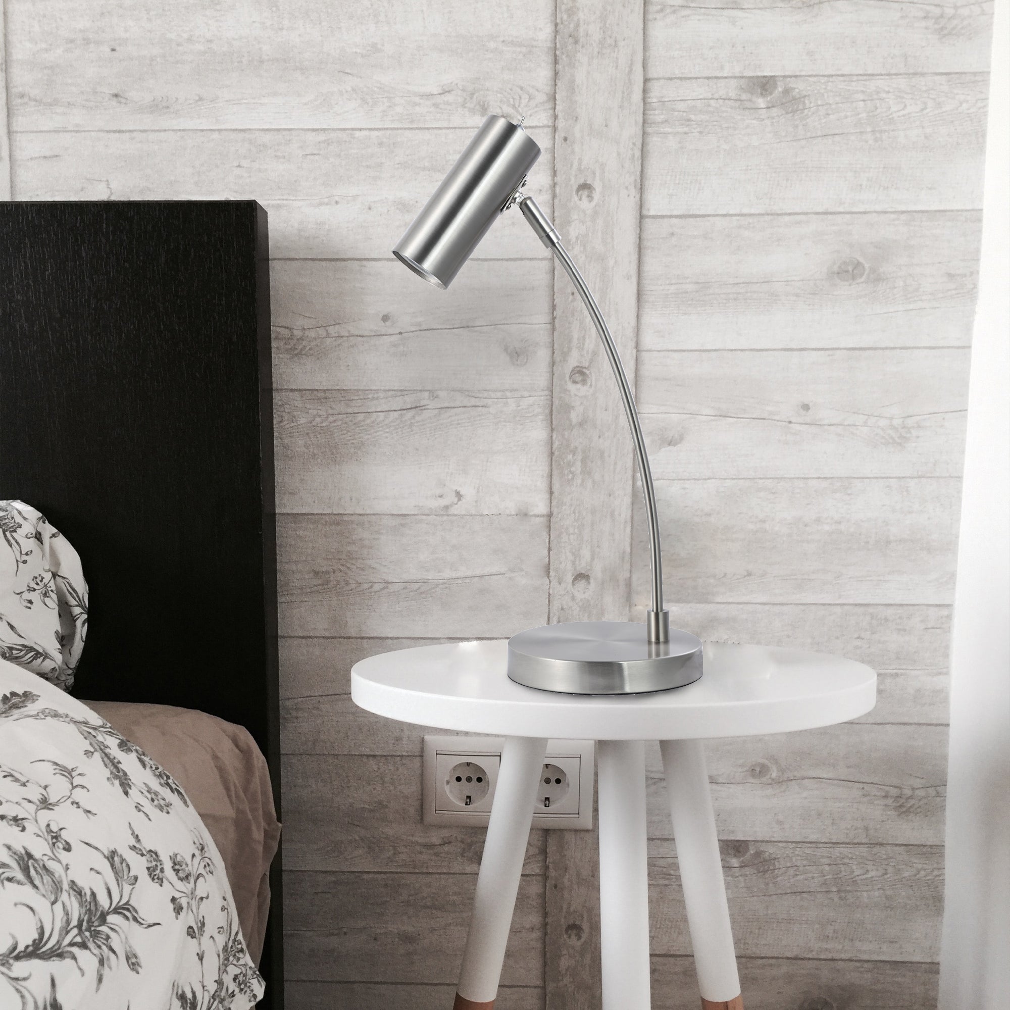 Sarla Table Lamp - Satin Chrome 8