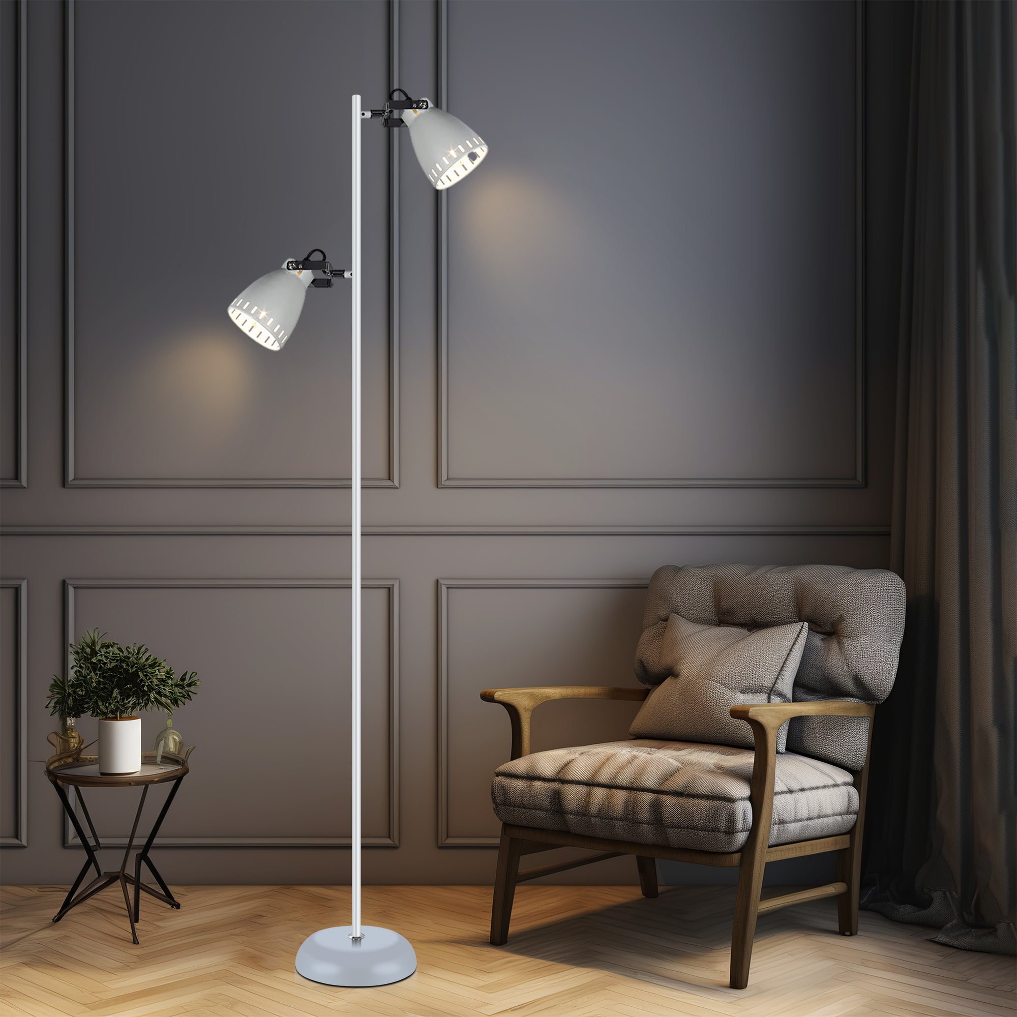 Audrey Floor Lamp - White 7