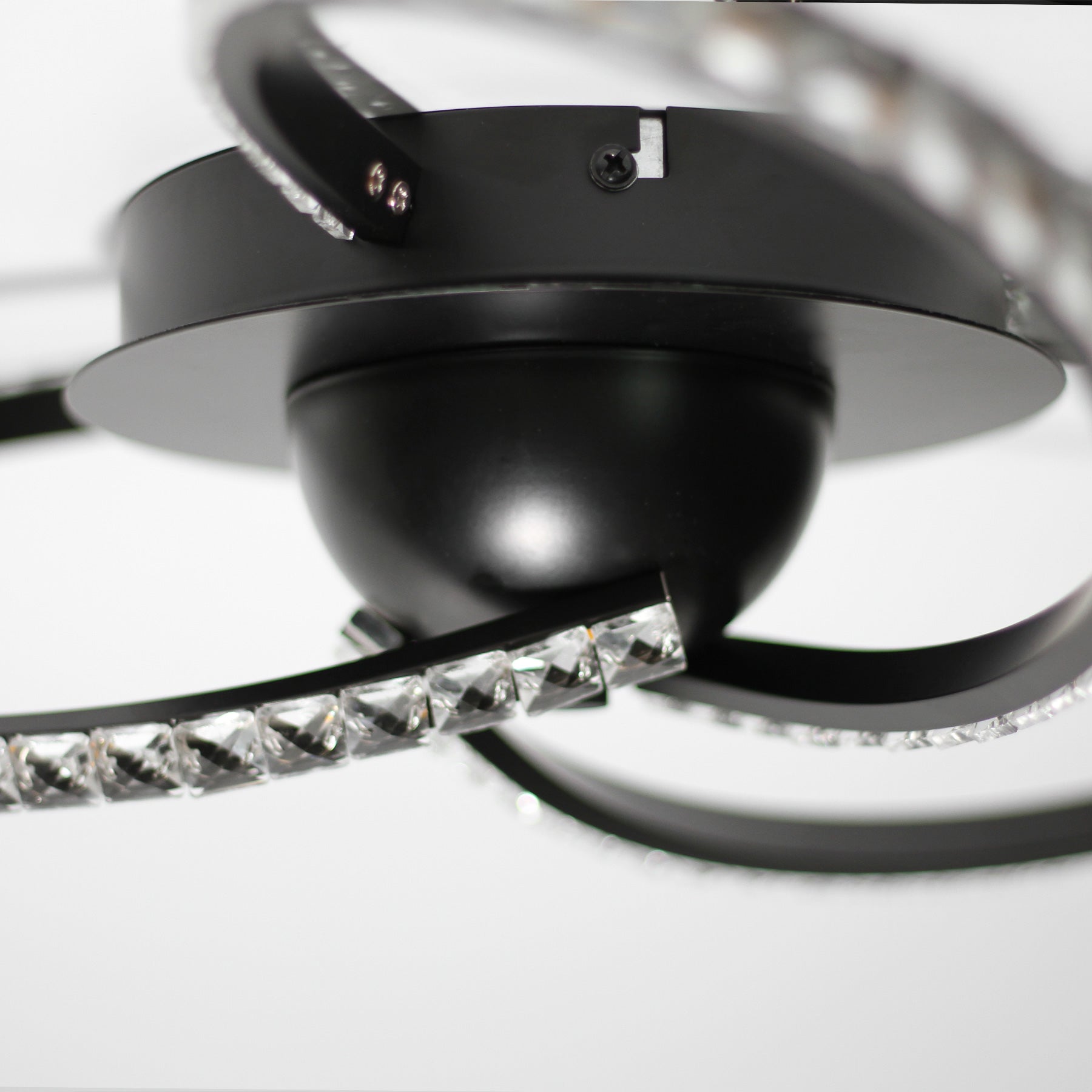 Irie Dimmable 3 Lights LED Ceiling Light - Black 5