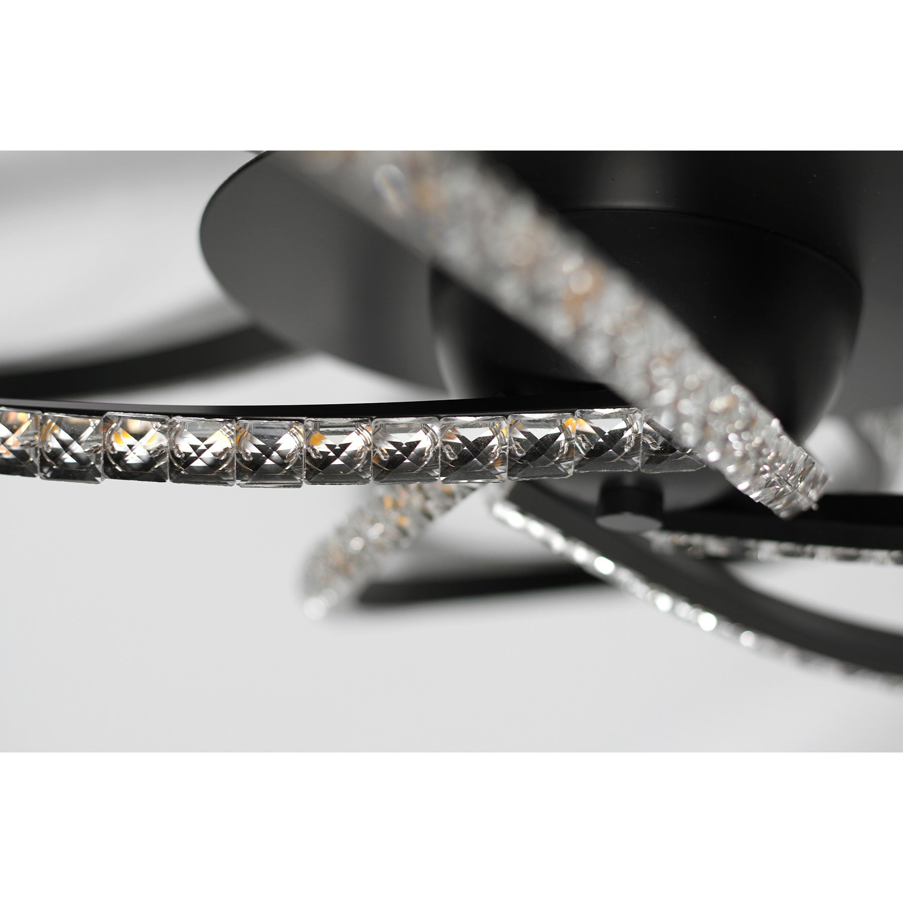 Irie Dimmable 5 Lights LED Ceiling Light - Black 4