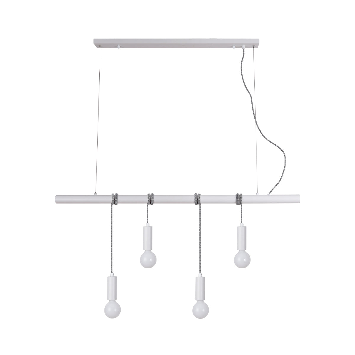 Bikkel 4 Lights Pendant Light - White 3
