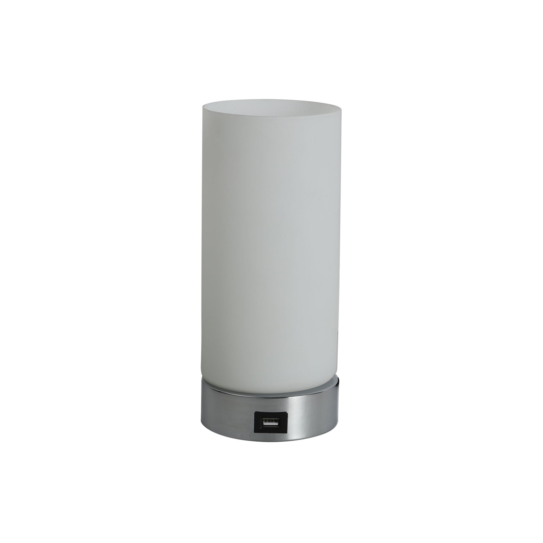 Julie Cylinder Touch Lamp with USB Port 3