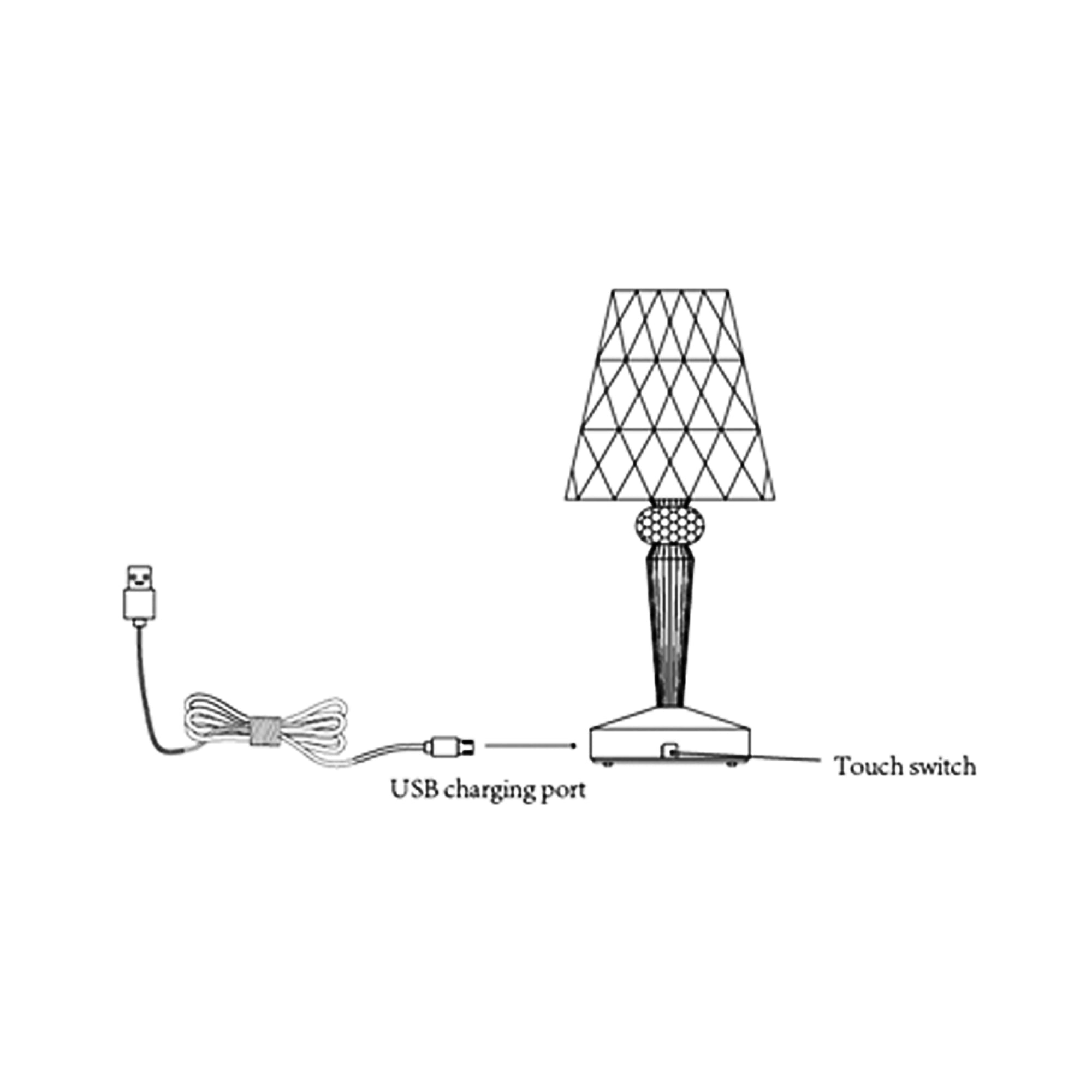 Eugenia Touch Table Lamp 7