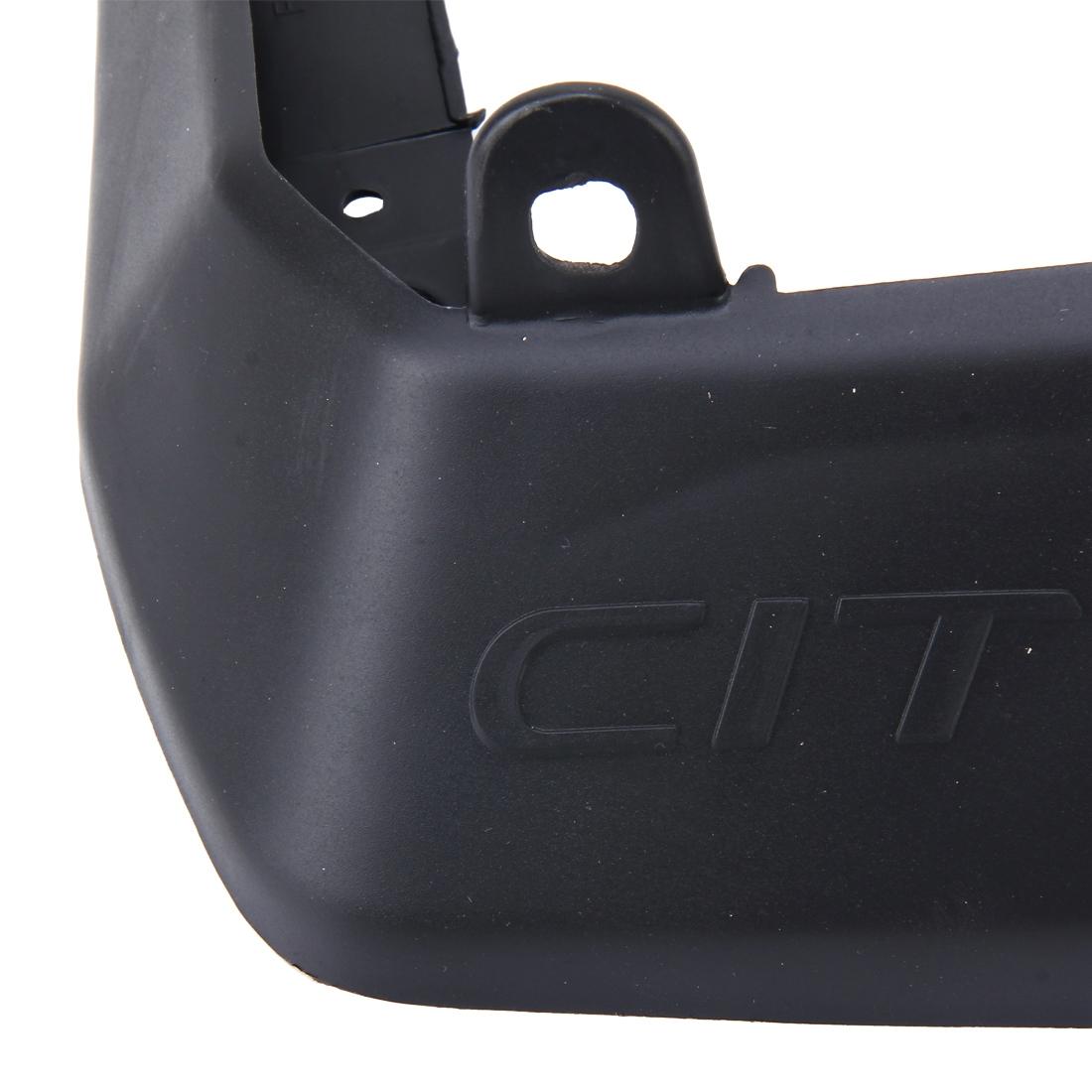 4 Pcs Car Auto Semi-Rigid Pvc Splash Flaps Fender Guard For Honda City 2015-2020 6
