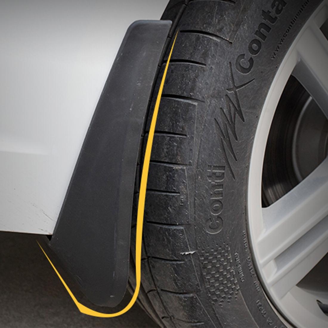 4 Pcs Car Auto Semi-Rigid Pvc Splash Flaps Fender Guard For Honda City 2015-2020 11