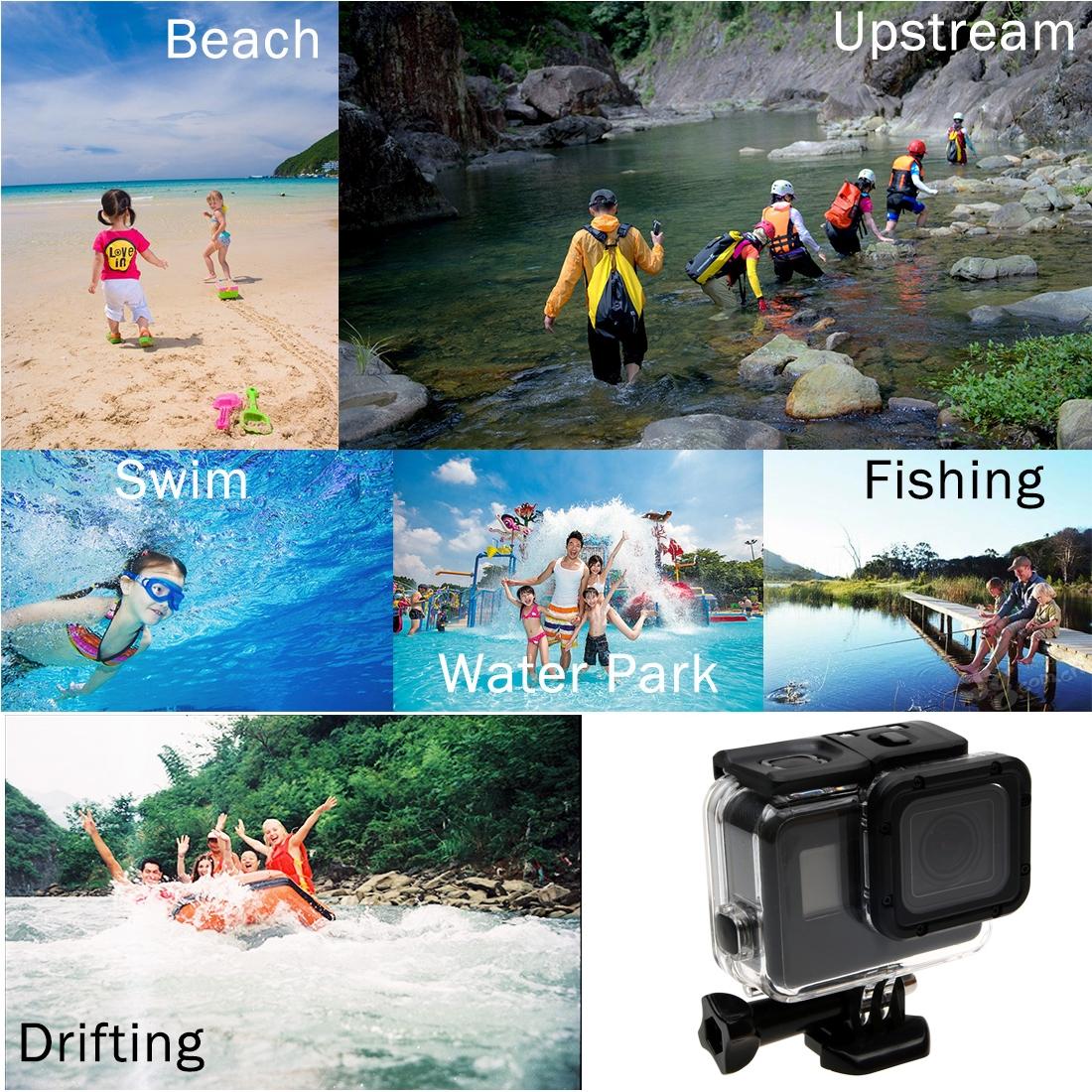 Waterproof Housing Case for Gopro Hero 6 / 5 - Easy Mounting and Lens Protection 4