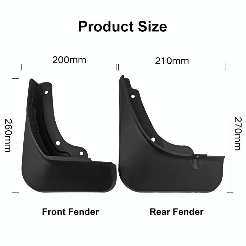 For Kia Sportage 2023 4Pcs / Set Car Auto Soft Plastic Splash Flaps Fender Guard 4