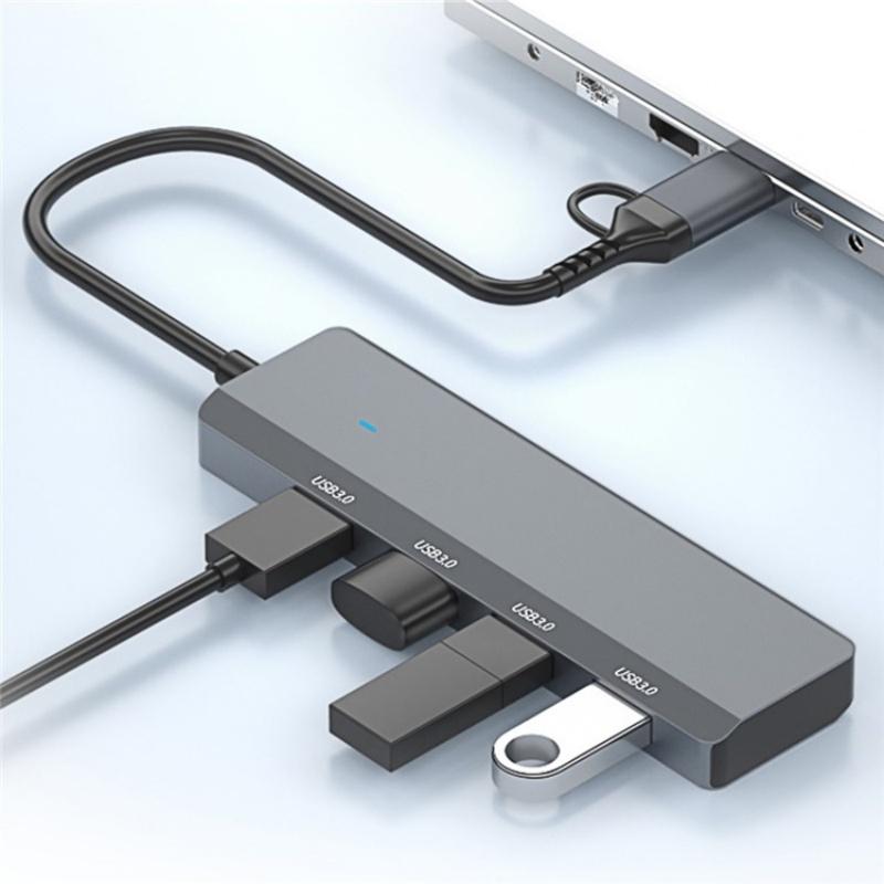Usb3.0 4-Port Hub For Laptops Ads-305D 6