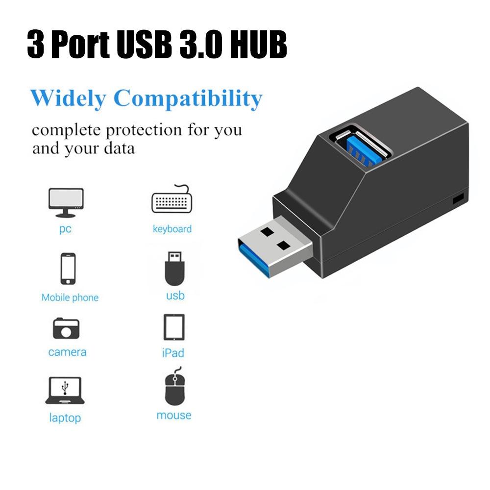Compact 3-Port Usb Hub With Lanyard 5