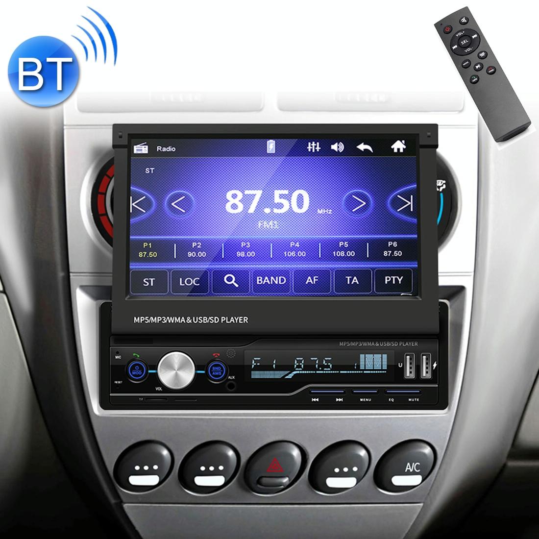 7 Inch Hd Car Radio Receiver Mp5 Player Fm / Am / Rds / Bluetooth / Phone Link Remote Control 3