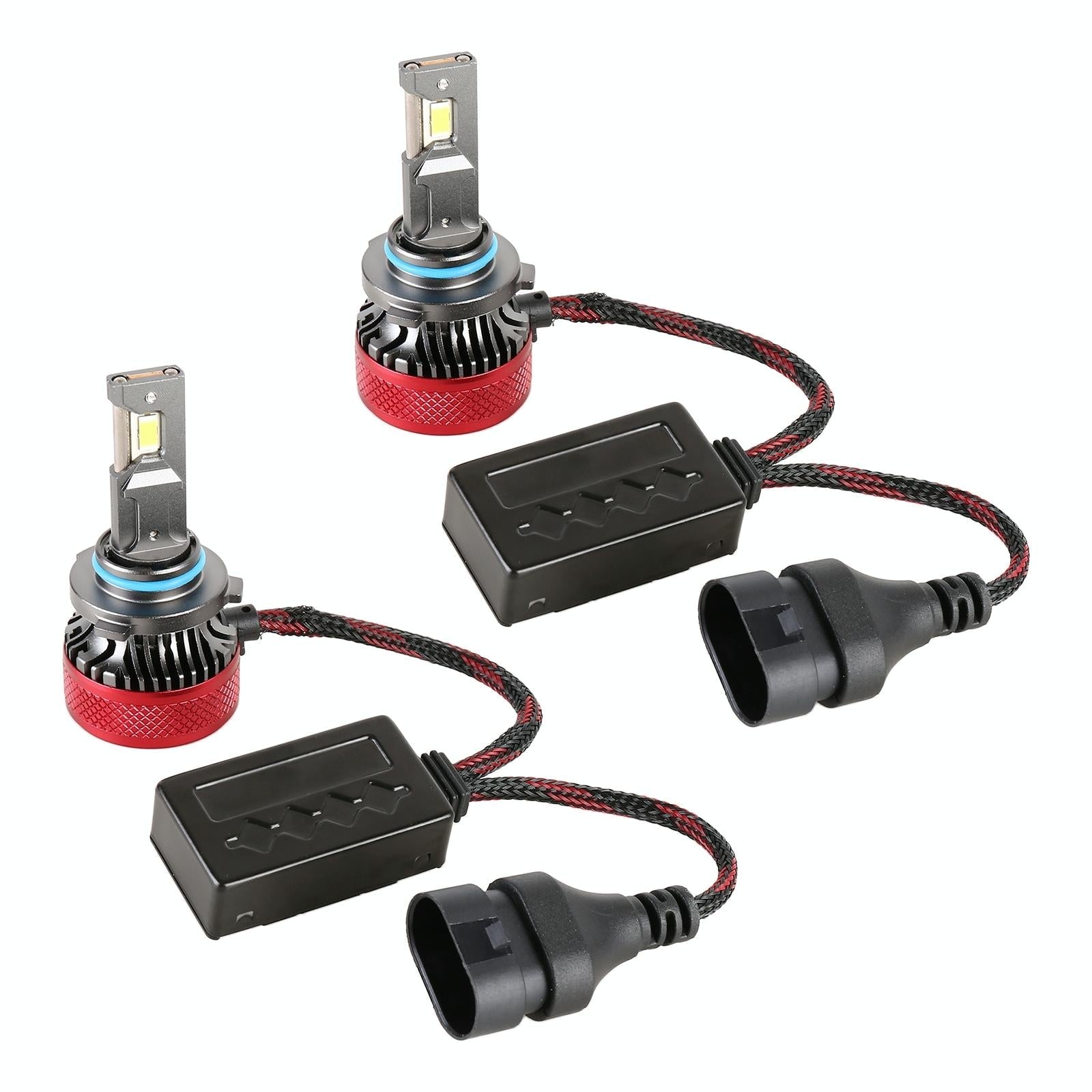 1 Pair 9005 Dc12V 65W 6000K 6500Lm Led Car Headlights 4