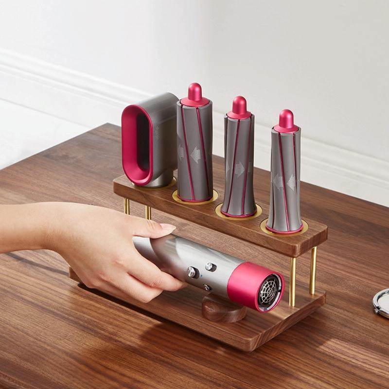 Countertop Organizer for Dyson Airwrap - Walnut Rack 5