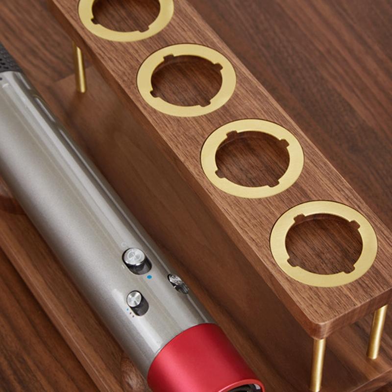 Countertop Organizer for Dyson Airwrap - Walnut Rack 7