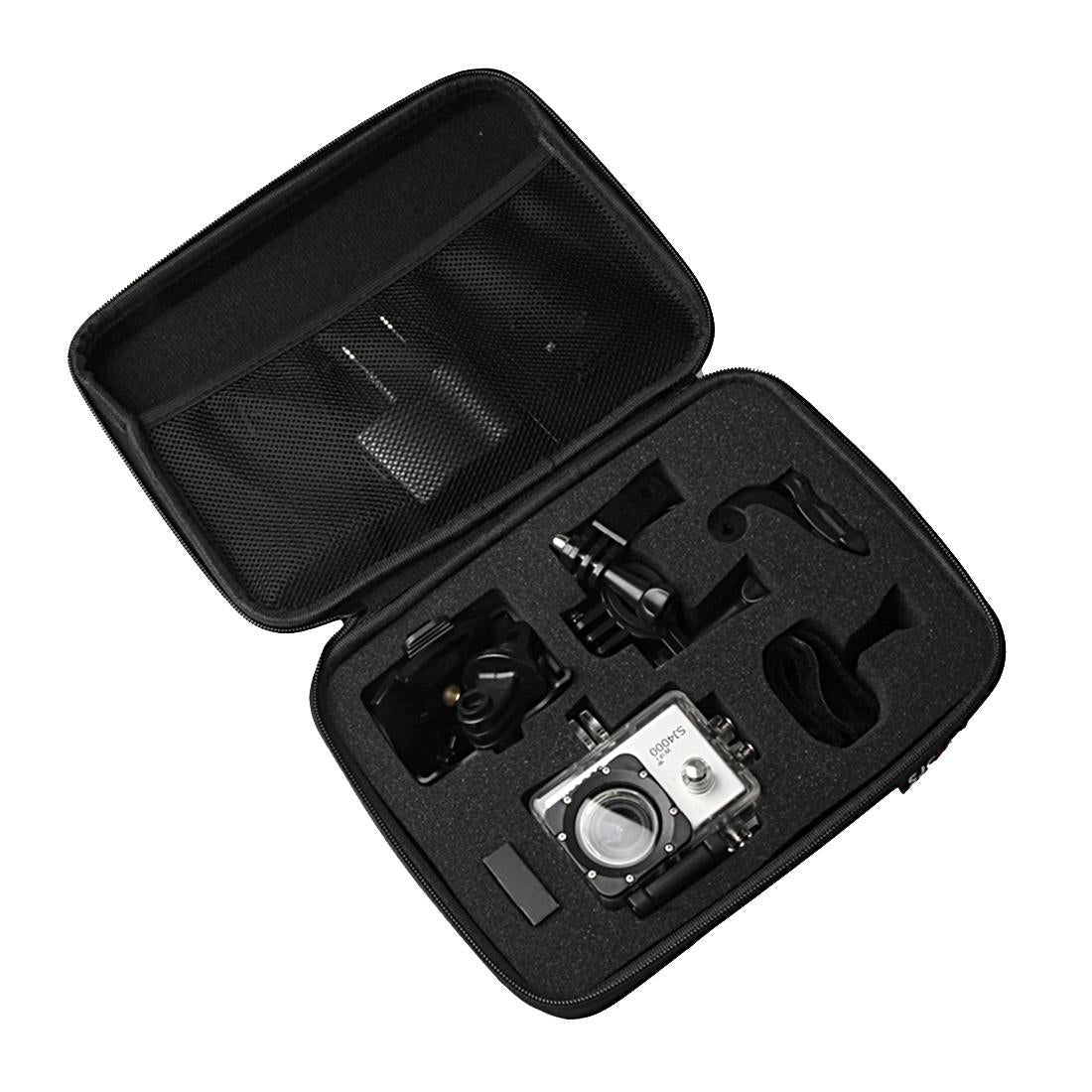 Shockproof Camera Bag for Sjcam and Selfie Stick - Portable 22x16x6cm 5