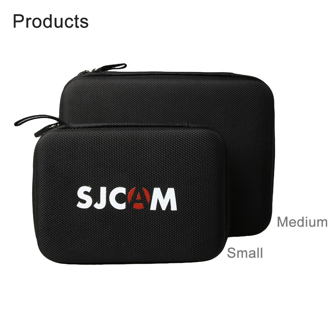 Shockproof Camera Bag for Sjcam and Selfie Stick - Portable 22x16x6cm 6