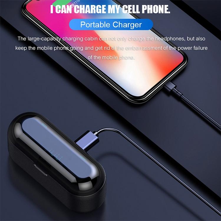 Wireless Bluetooth Headset with Touch Control and Charging Case - V5.0 4