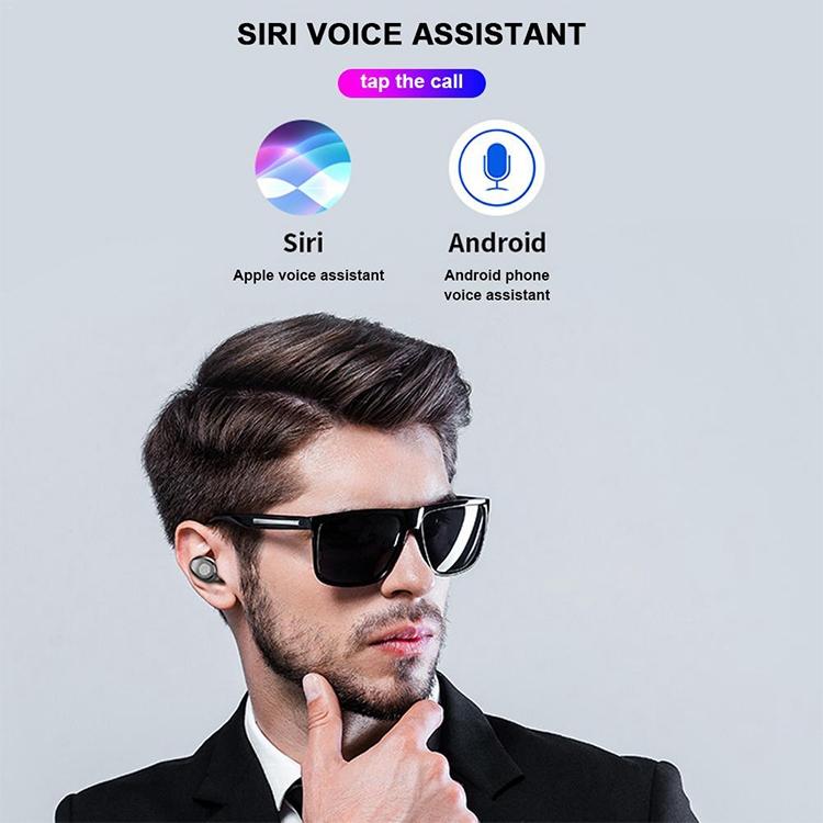 Wireless Bluetooth Headset with Touch Control and Charging Case - V5.0 8