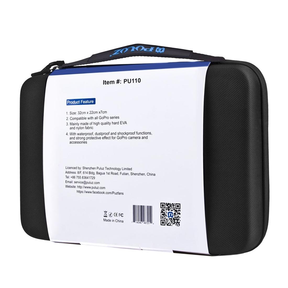 Waterproof Travel Case for Action Cameras and Accessories - Large Size 9