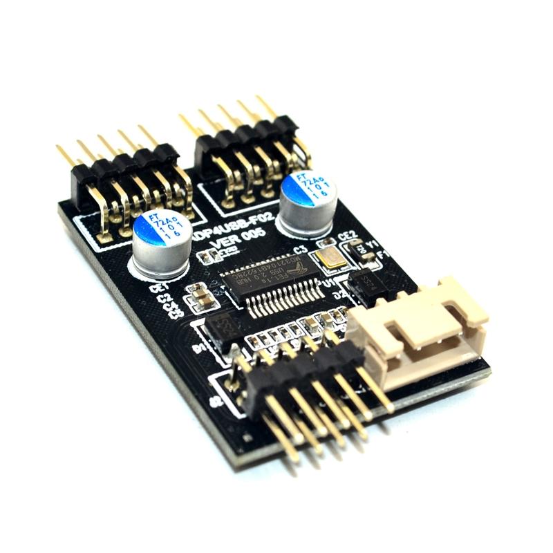 Usb 2.0 9Pin To Dual 9Pin Header Hub Adapter 5