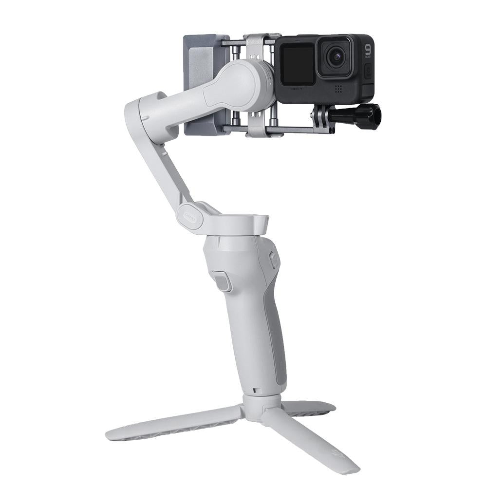 Aluminum Mount Plate Adapter for Dji Action / Gopro Hero9 / 8 Mobile 3 / Om4 Gimbal 6