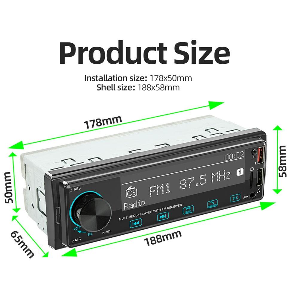 2.5D Touch Car Mp3 Player - Bluetooth Radio Find Car 5