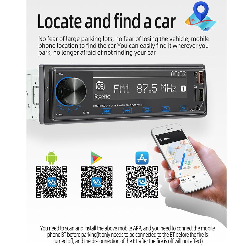 2.5D Touch Car Mp3 Player - Bluetooth Radio Find Car 7
