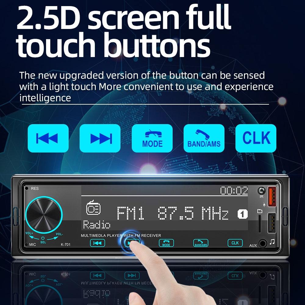 2.5D Touch Car Mp3 Player - Bluetooth Radio Find Car 10
