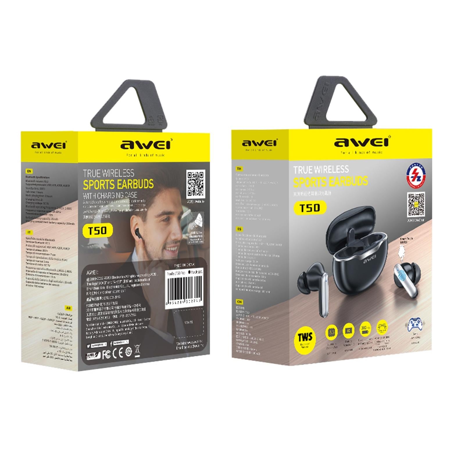 True Wireless Gaming Earbuds - T50 6