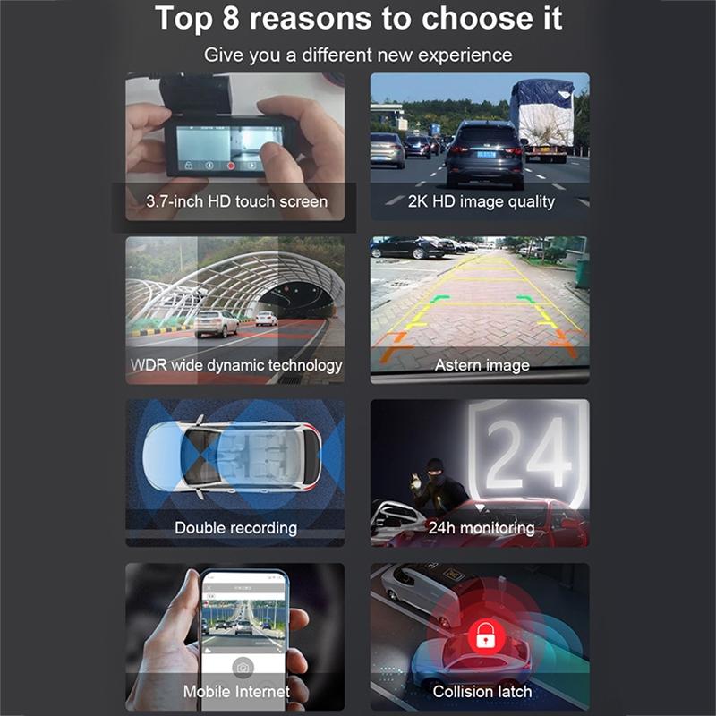 1080p Hd Night Vision Car Recorder with Wifi & Mobile App Support 5