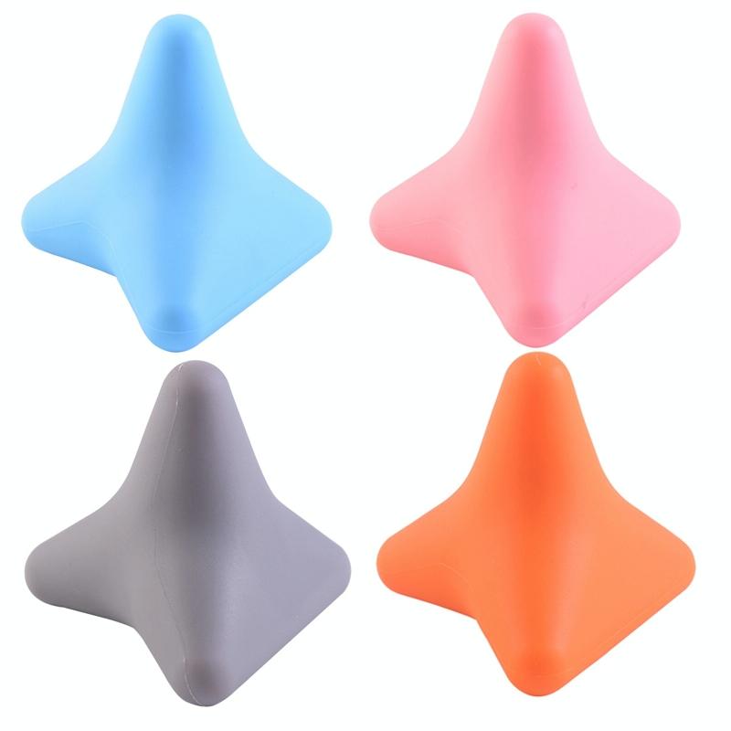 Quadratic Orange Silicone Thumb Massager For Muscle Relaxation And Fascia Massage 3