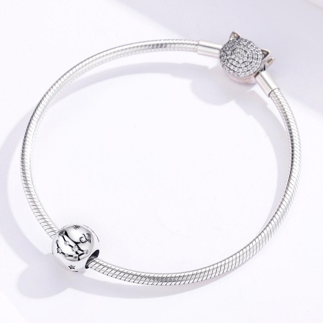 925 Sterling Silver Diy Zodiac Bracelet Beads Capricorn Style - Capricorn 7