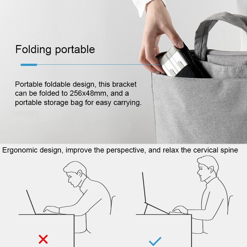 Foldable Aluminum Laptop Stand - Universal 4