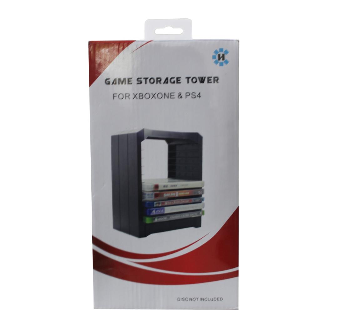 Ps4 Game Disc Storage Box - Organize Accessories & Host Panel 5