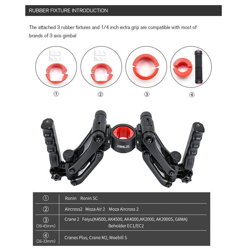 Portable 5-axis Gimbal for Dji Ronin Sc 10