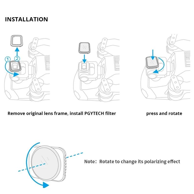 Drone Accessory: P16a041 Filter for Dji Mavic Air 2 8