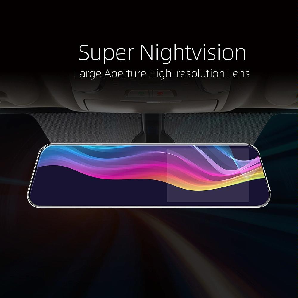 Hd Dual Record Lens Car Rear View Mirror with 5 Screen - A6 Driving Recorder 14
