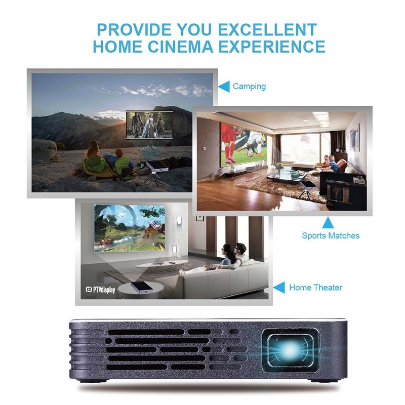 Portable Dlp Projector 854X480 Resolution 100Lm Brightness 3
