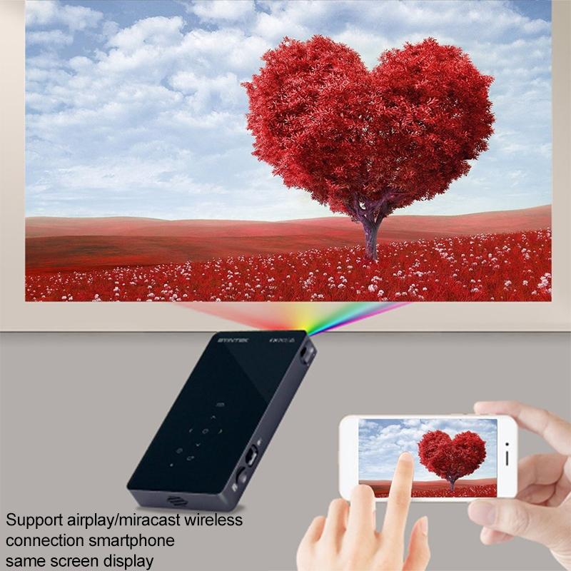 Portable Dlp Projector 854X480 Resolution 100Lm Brightness 4