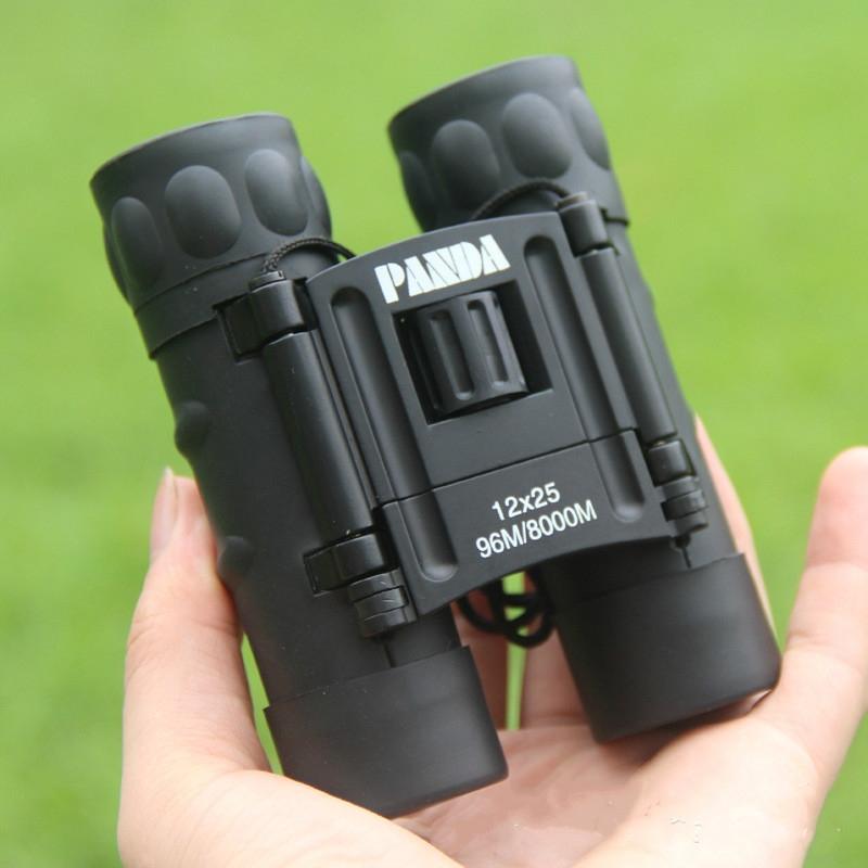 High Power Night Vision Binoculars - 12x25 Hd Pocket Telescope
